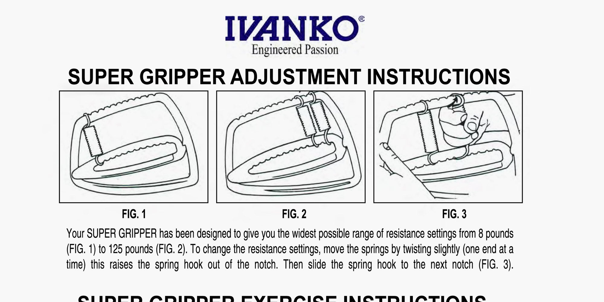 IVANKO Super Gripper Instructions – Ivanko Barbell Company