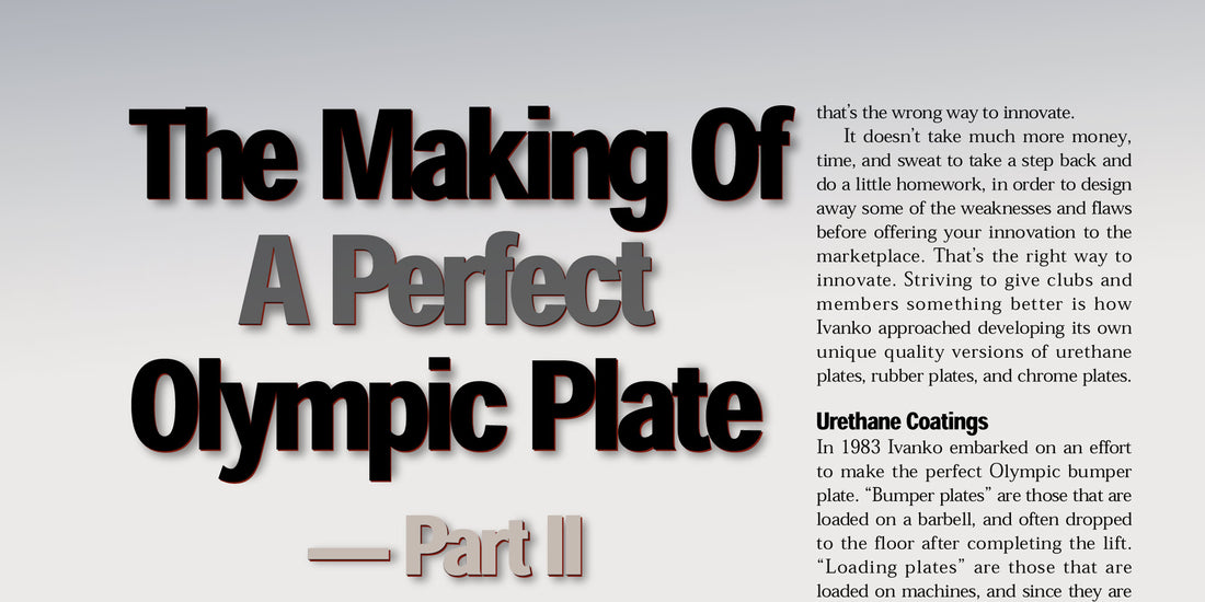 The Making of a Perfect Olympic Plate — Part II