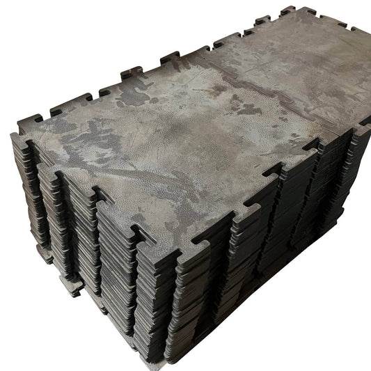 IVANKO RUBBER FLOORING, BLACK, NEW OLD STOCK, SCRATCH & DENT