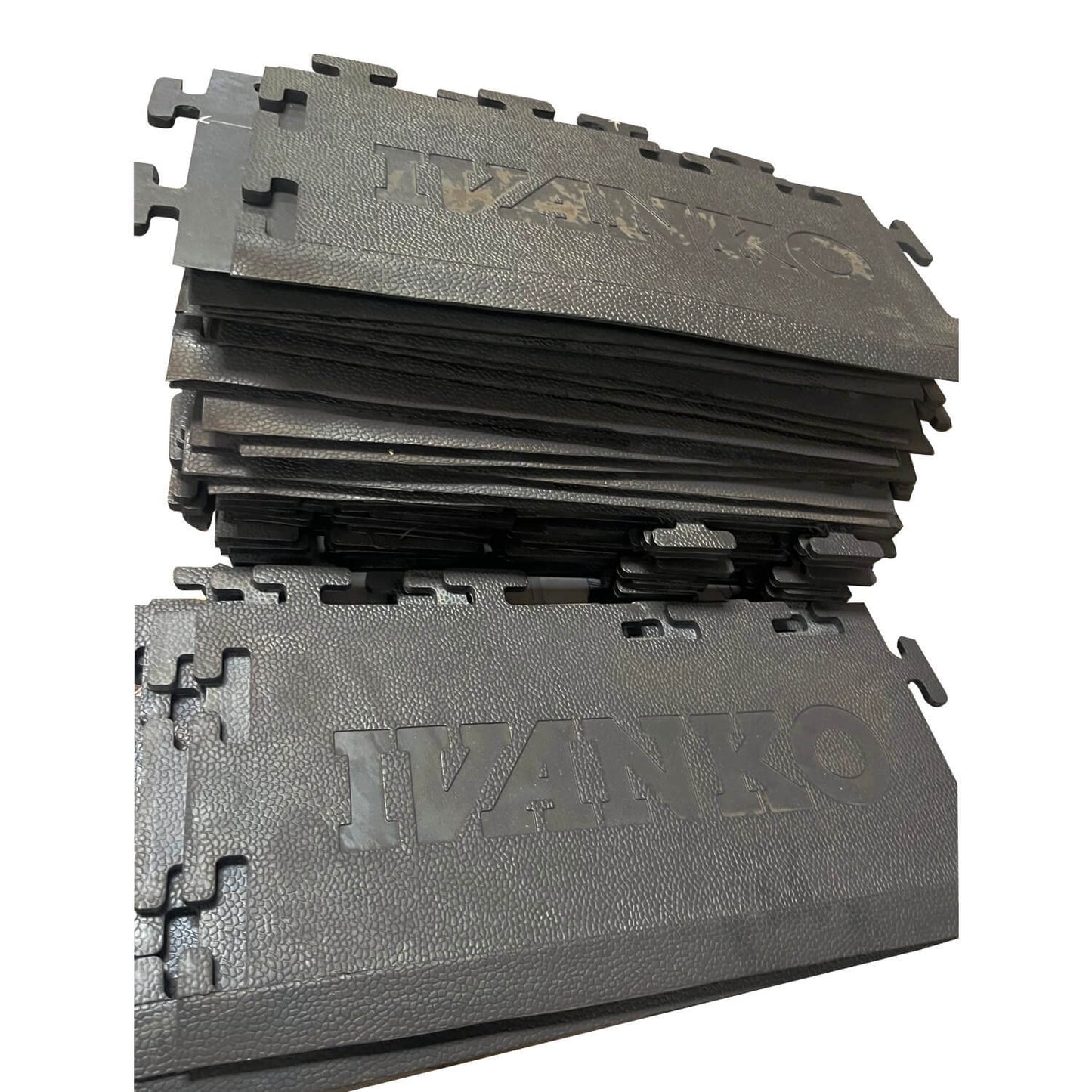 IVANKO RUBBER FLOORING, BLACK, NEW OLD STOCK, SCRATCH & DENT