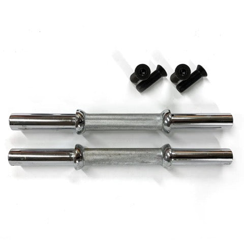 IVANKO 27MM Chrome Dumbbell Handles, Pair, Discontinued stock.