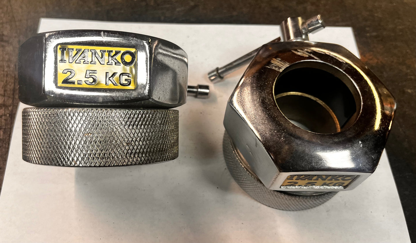 COC-2.5KG Olympic Pressure Ring Collar, Chrome | MISFIT