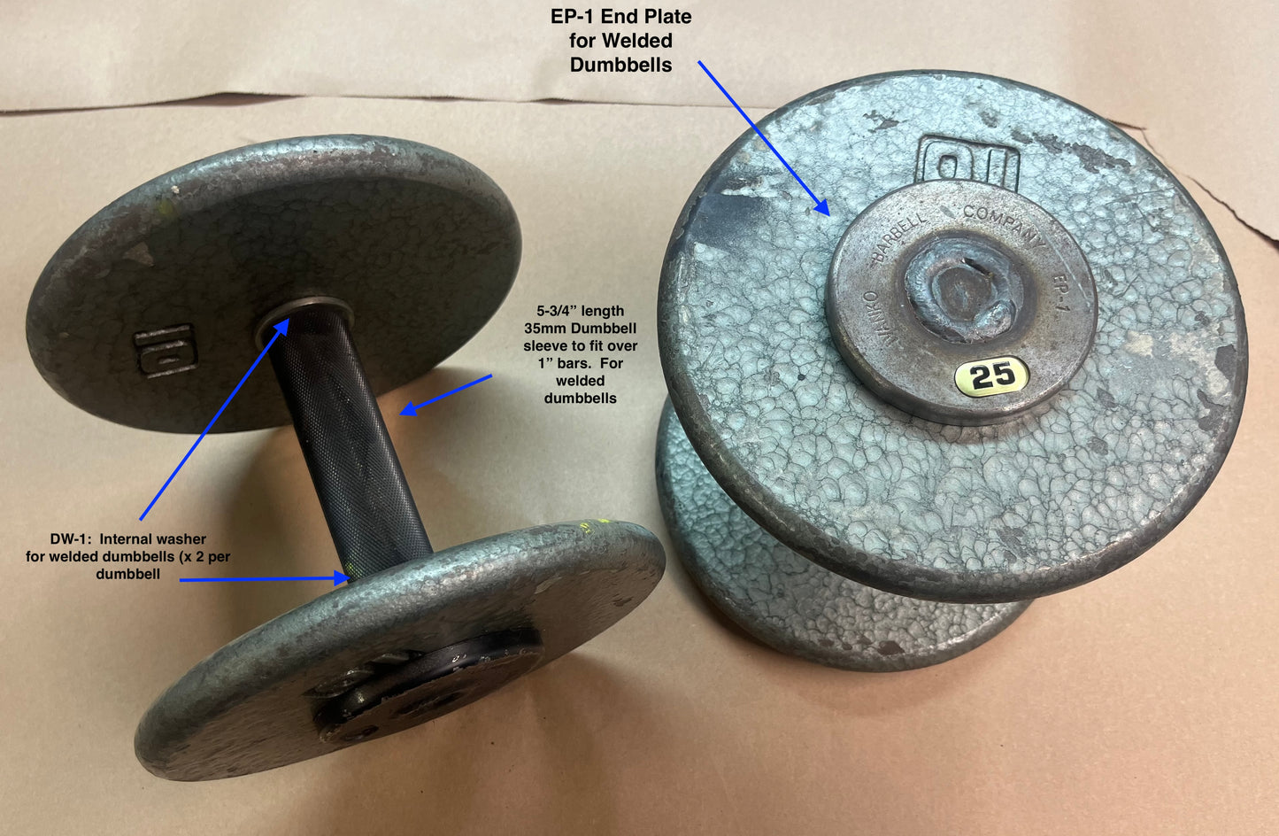 Welded Dumbbell Parts
