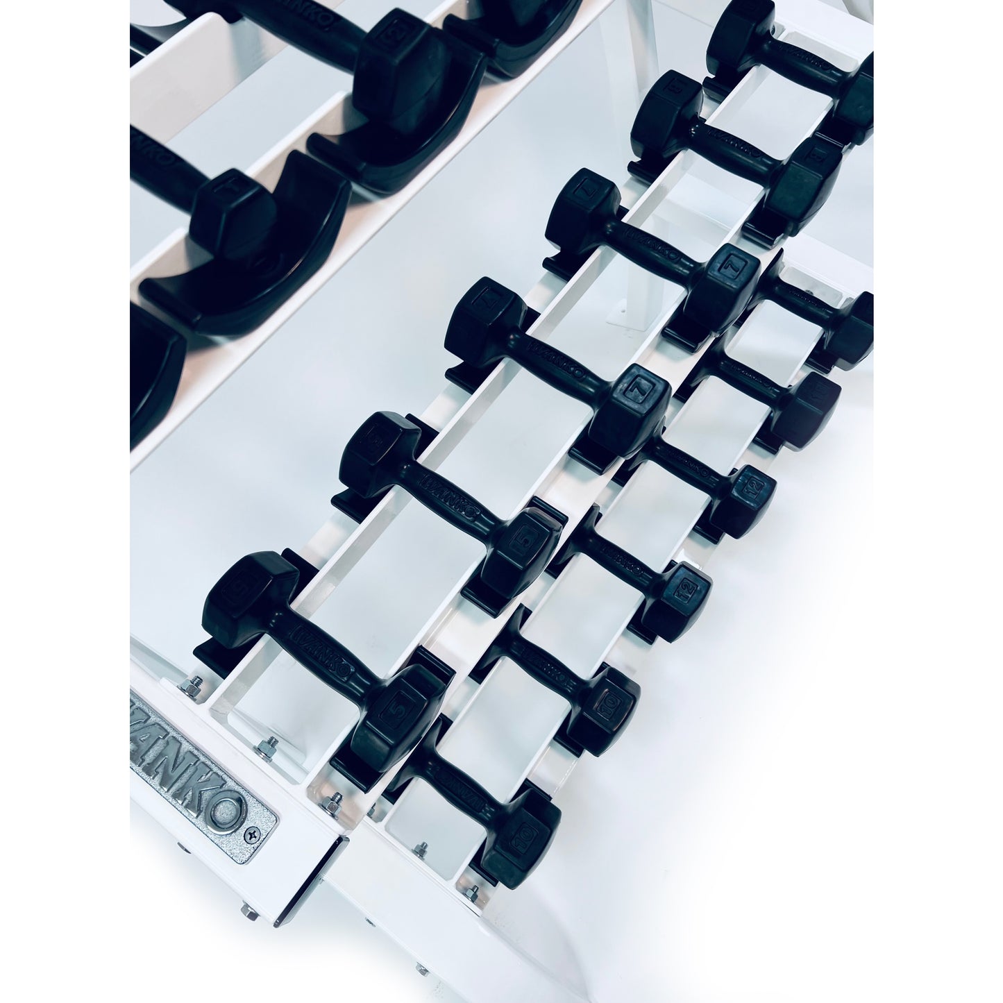 RK-7510 Rack for IRD Rubber Hex Dumbbells