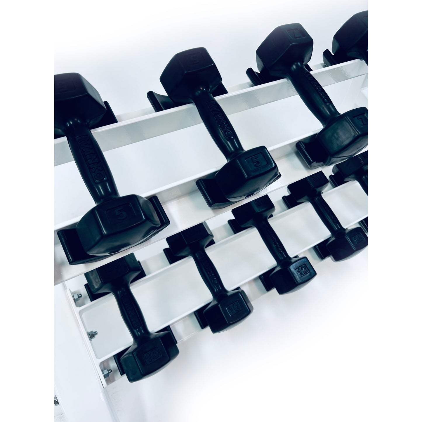 RK-7510 Rack for IRD Rubber Hex Dumbbells