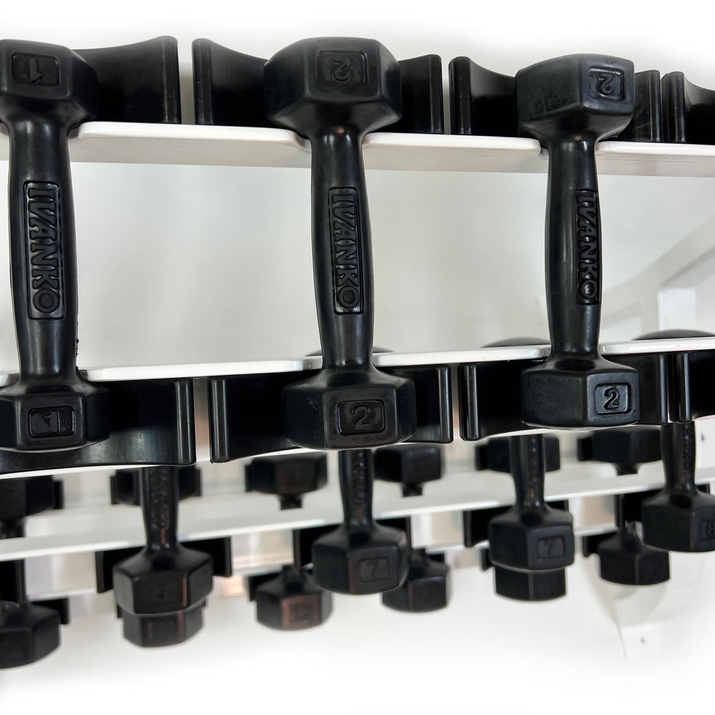 RK-7510 Rack for IRD Rubber Hex Dumbbells