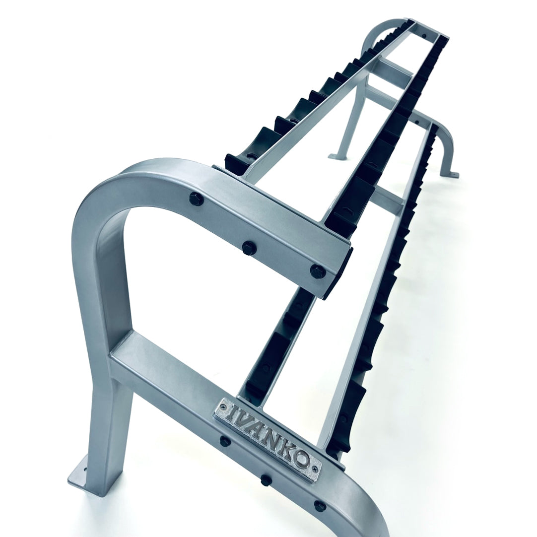 10 Pair Double-Level Dumbbell Rack | RK-9510-KD