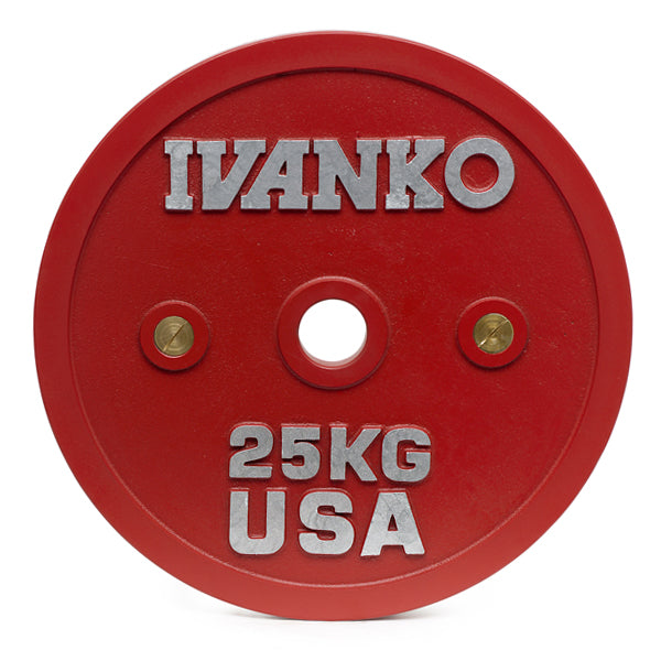 Olympic Powerlifting Plates, Calibrated, Painted CBPP – Ivanko