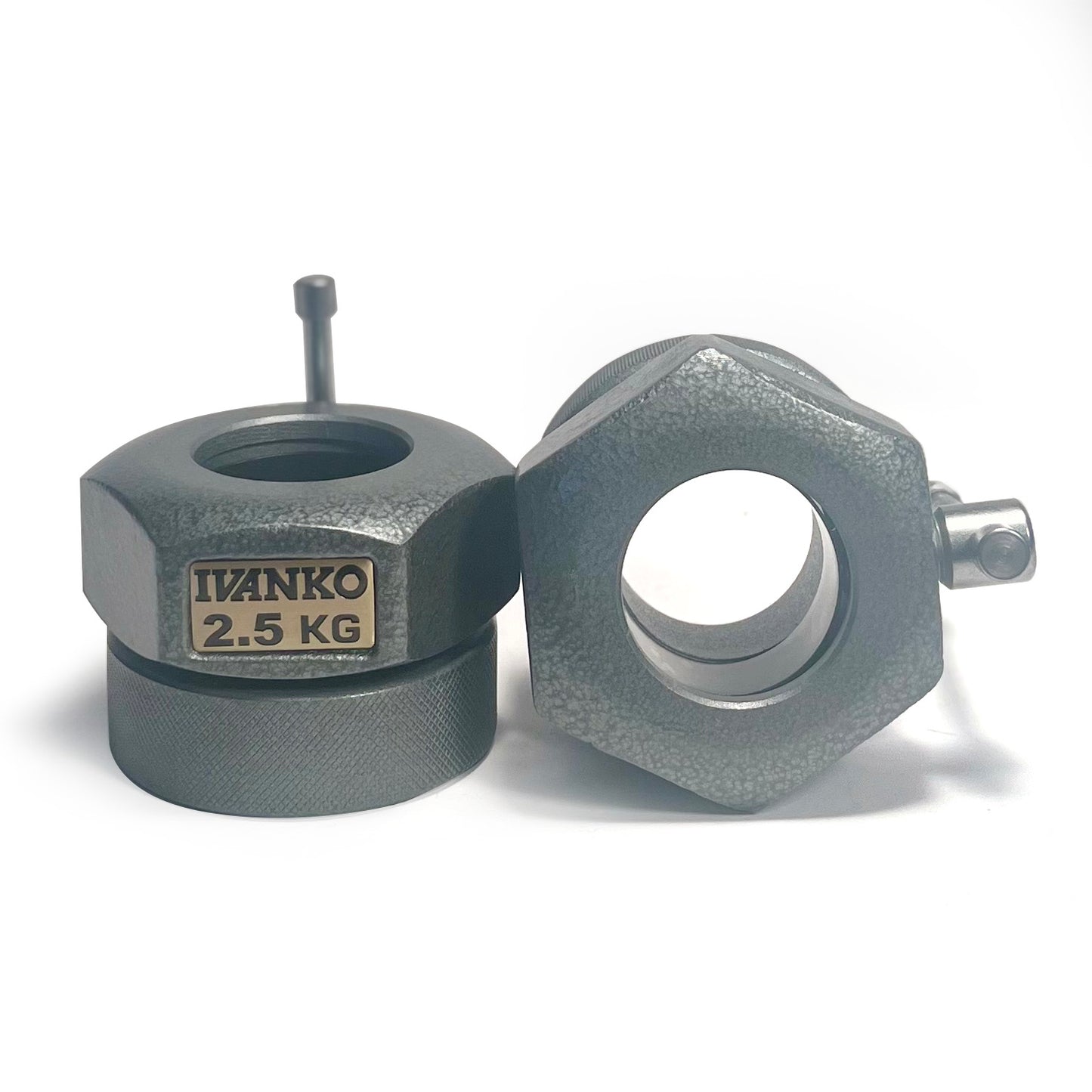 CO-2.5KG Olympic Pressure Ring Collar - Grey - Pair