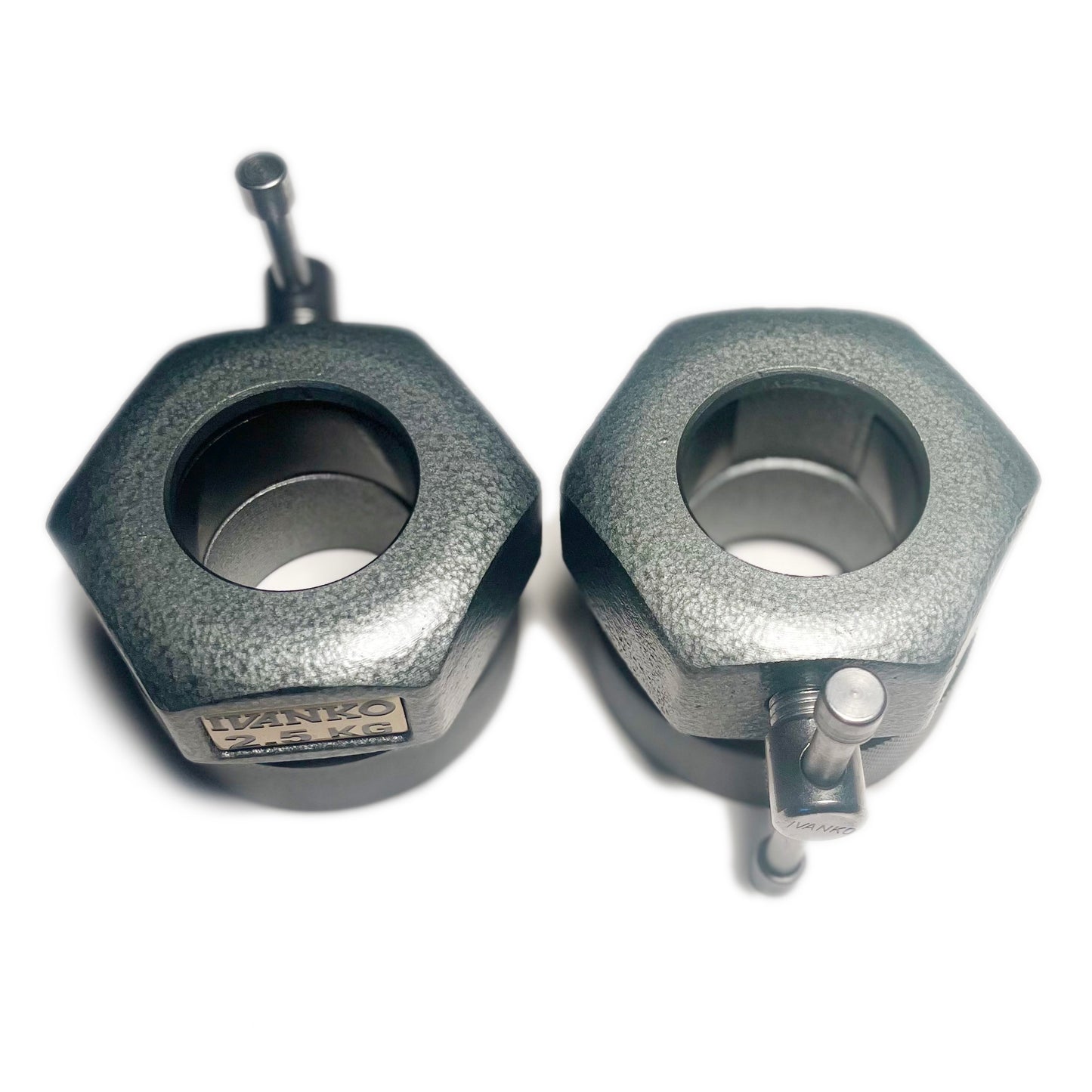 CO-2.5KG Olympic Pressure Ring Collar - Grey - Pair