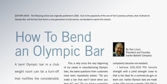 How To Bend an Olympic Bar (2012)