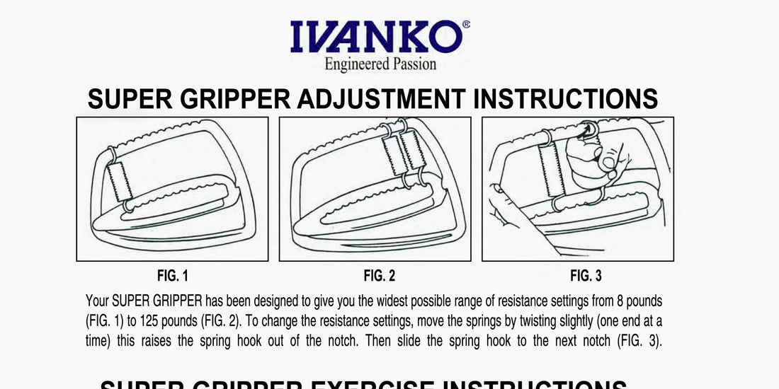 IVANKO Super Gripper Instructions – Ivanko Barbell Company