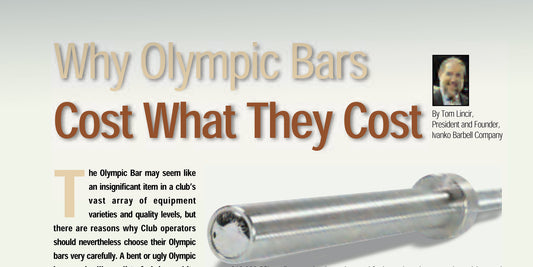 Why Olympic Bars Cost What They Cost