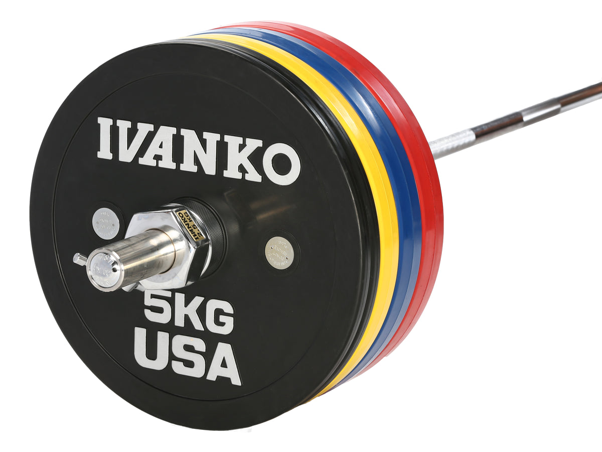 Olympic Bumper Plate - Calibrated | OCB – Ivanko Barbell Company