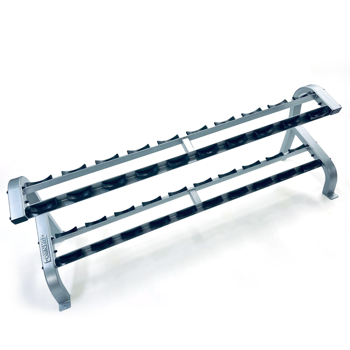 10 Pair Double-Level Dumbbell Rack | RK-9510-KD – Ivanko Barbell Company