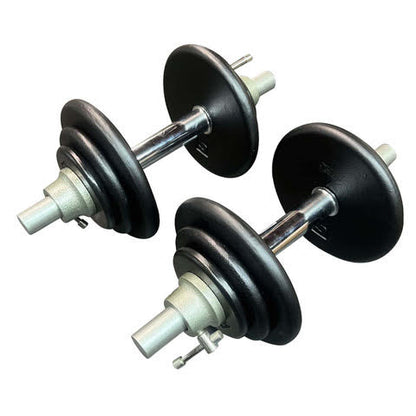 Cast Iron Adjustable Weight Dumbbell Set Maximo-45 – Ivanko