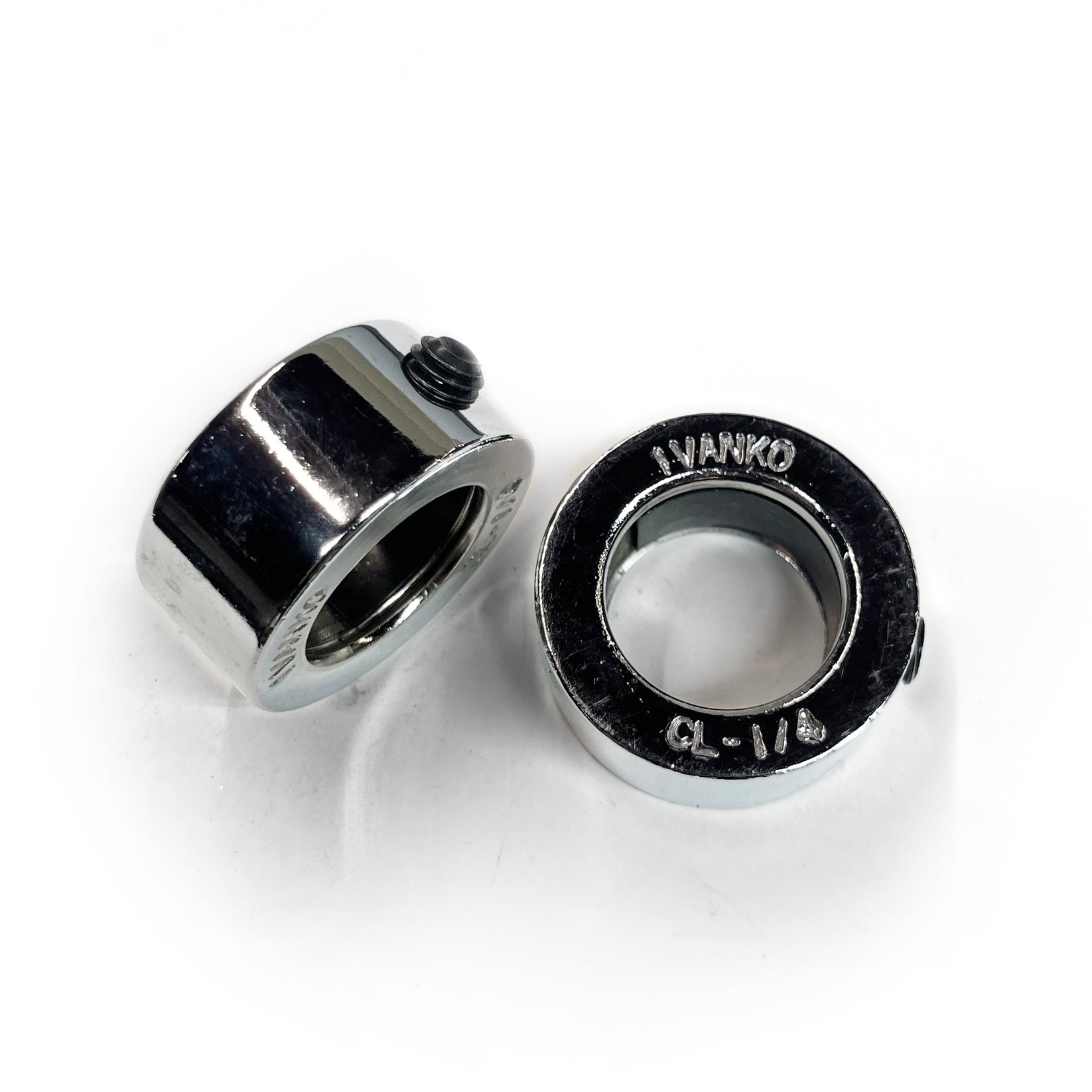 IVANKO compression ring collars for 1" & 11/16" barbells & dumbbell h