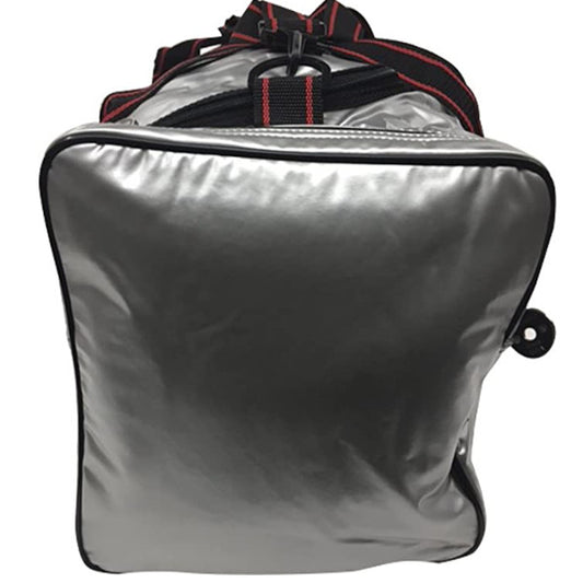 Ivanko Silver Gym Bag view of end compartment