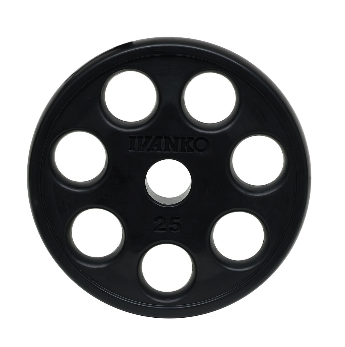 Rubber E-Z Lift Olympic Plate | ROEZH – Ivanko Barbell Company