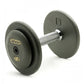 Fixed Dumbbell Set - Cast-Iron Plates w/ Ductile Cast-Iron End Plates, Gray | R/EP 1.25